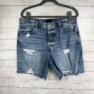 Lucky Brand Blue Distressed Jean Shorts